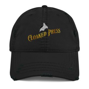 Cloaked Gold, Distressed "Dad" Hat